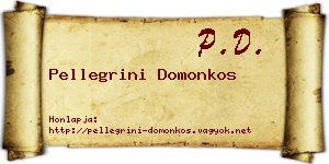 Pellegrini Domonkos névjegykártya